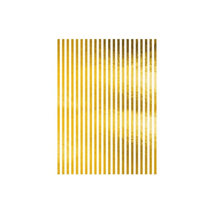 Papel De Arroz Fondo ORO LINEAS