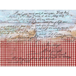 Papel De Arroz FONDO MARINO LETRAS