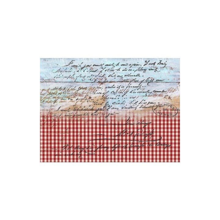 Papel De Arroz FONDO MARINO LETRAS