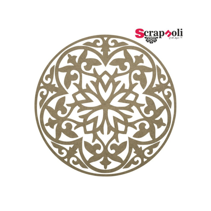 Silueta en DM Mandala 0024 S.