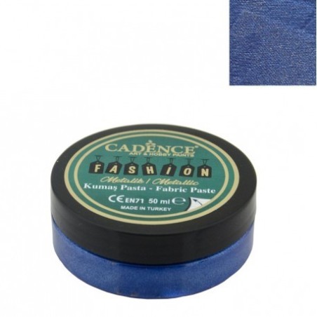Pasta Textil FASHION METALLIC - Azul Sax