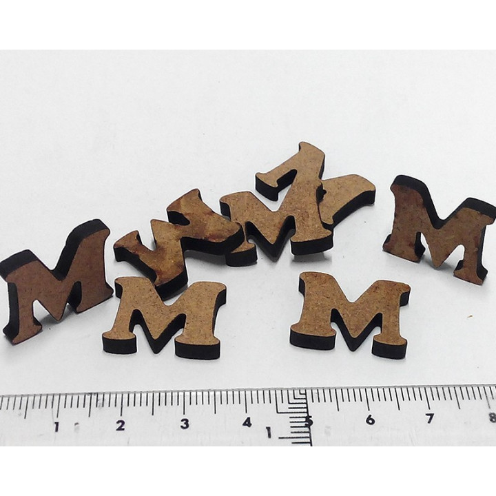 copy of Siluetas DM -A- Mini letra 1.5 cm DM