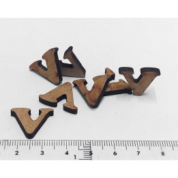 copy of Siluetas DM -A- Mini letra 1.5 cm DM