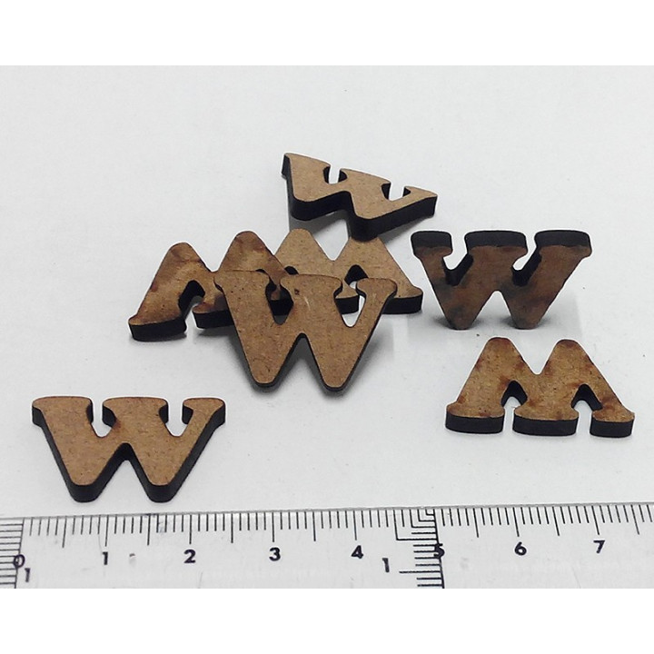copy of Siluetas DM -A- Mini letra 1.5 cm DM
