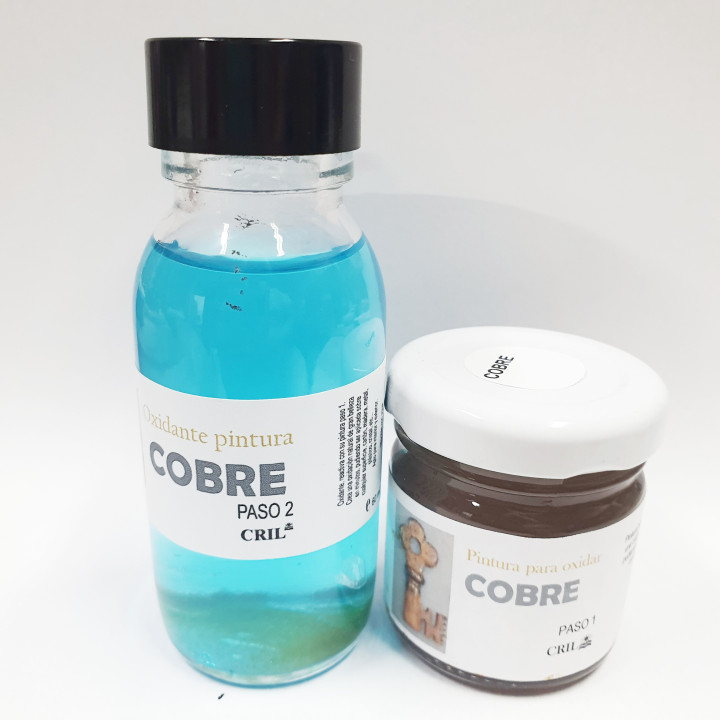 Pintura cobre imitação óxido DOS Passos 60