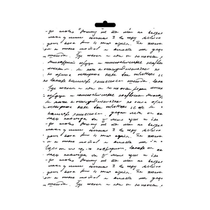 Stencil Mix Media MANUSCRITO