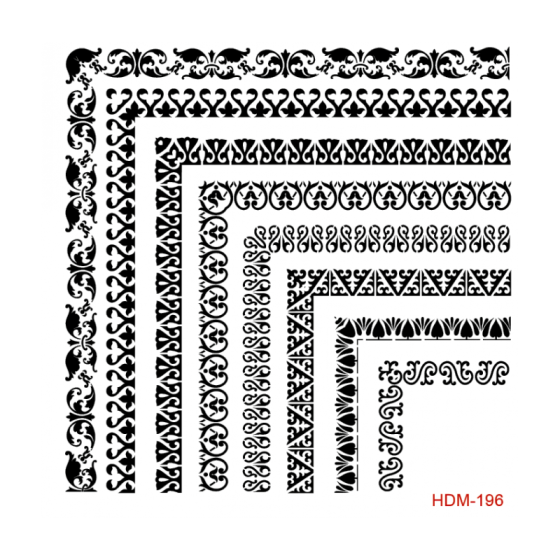 copy of Stencil HOME DECOR MIDI 69 25x25cm