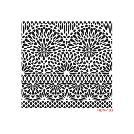 Stencil CADENCE 25X25cm