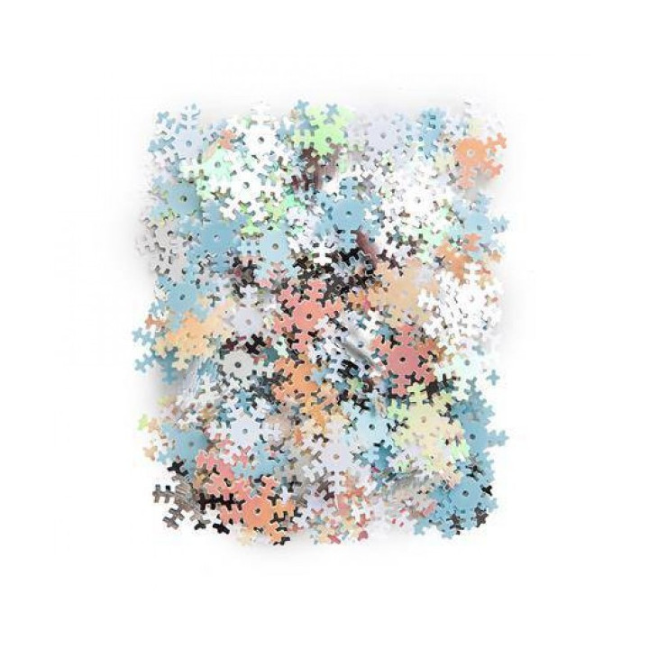 SEQUINS - SNOWFLAKES, 10 G