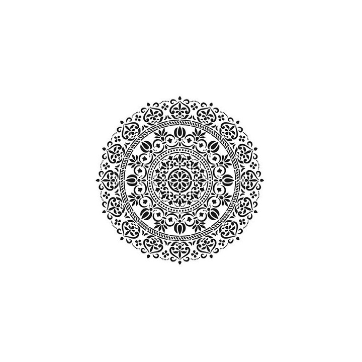 Stencil MANDALA 1 25x25cm