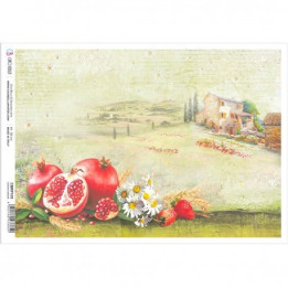Rice Paper A4 Tuscan Dream