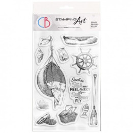 Clear Stamp Set 4"x6" Let your soul fly
