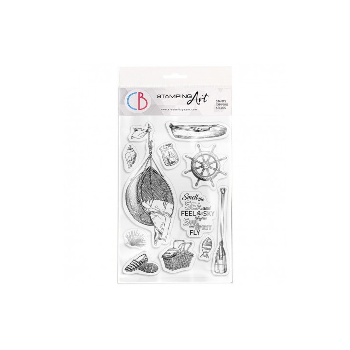 Clear Stamp Set 4"x6" Let your soul fly