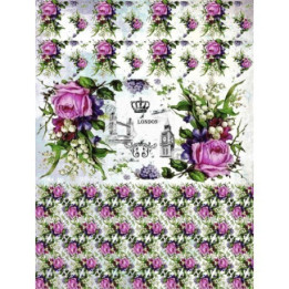 Papel De Arroz ROSAS LONDON