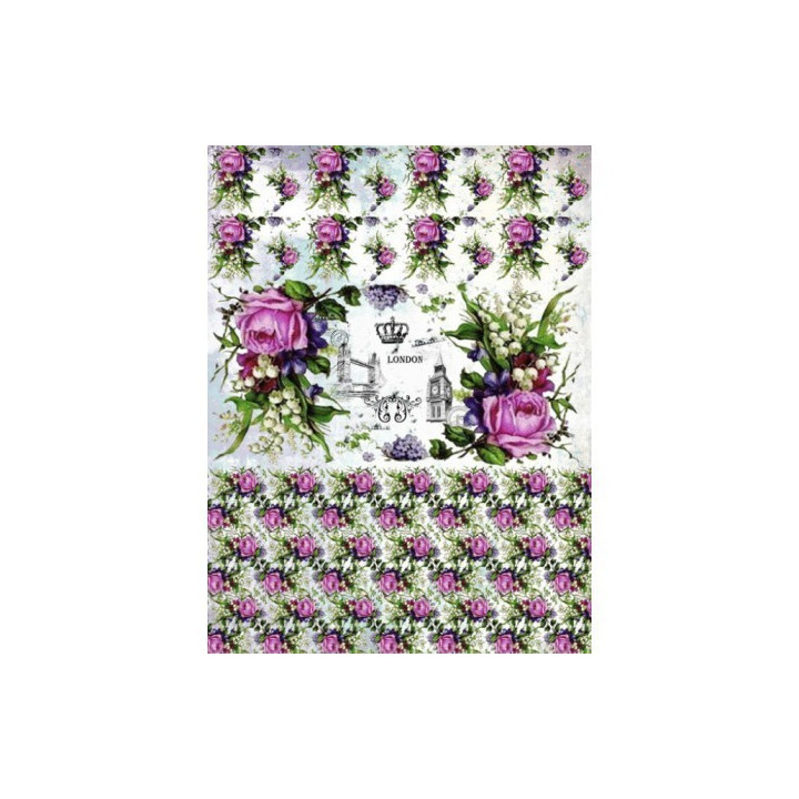 Papel De Arroz ROSAS LONDON