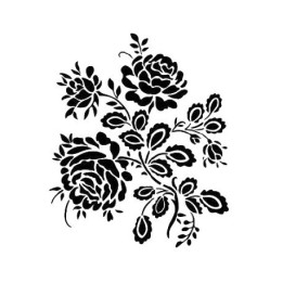 Stencil ROSAS 21x30