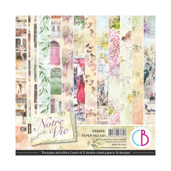 Notre Vie Paper Pad 8"x8"...