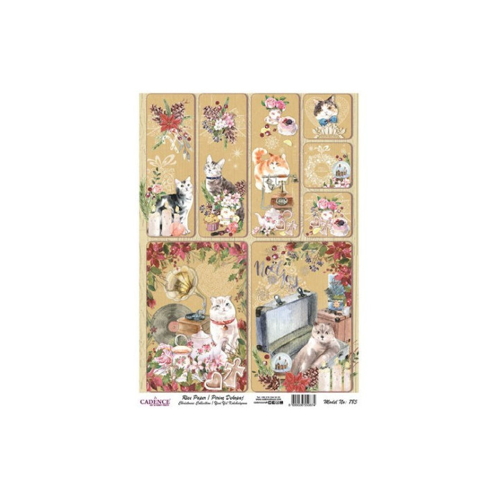 Papel de Arroz 763 NAVIDAD
