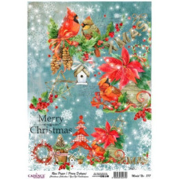 Papel de Arroz 763 NAVIDAD