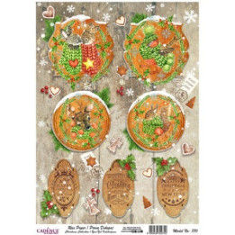 Papel de Arroz 763 NAVIDAD