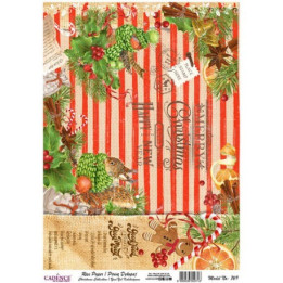 Papel de Arroz 763 NAVIDAD