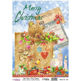 Papel de Arroz 763 NAVIDAD