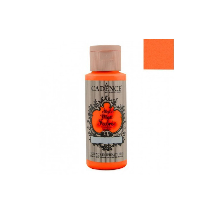 STYLE MATT FABRIC - Naranja Fluorescente