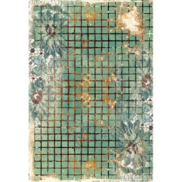 Papel de arroz teselas verdes