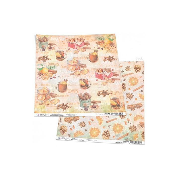 Cinnamon & Co Paper Sheet 12"X12"