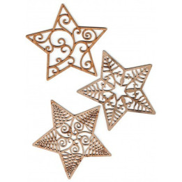 KIT 3 ESTRELLAS GRANDES Siluetas DM