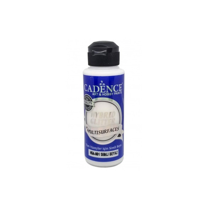 Hybrid glitter ORO 120ml WHITE