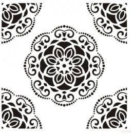 Stencil DECO3 45x45cm