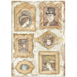 Papel de Arroz Lady Vagabond lifestyle marcos Stamperia A-4