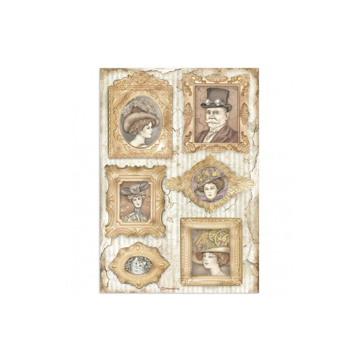 Papel arroz 4442 A4 Mannequin - Stamperia