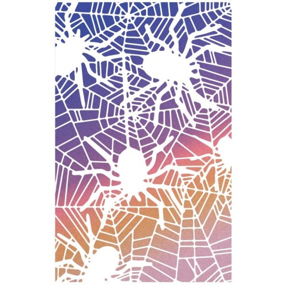Texture Stencil 5"X8" Spiders