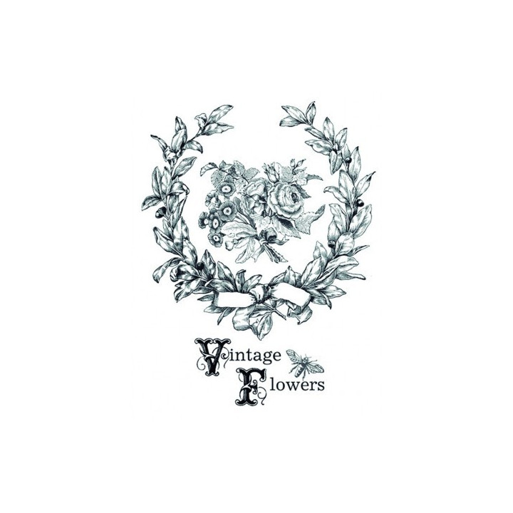 Transfers HOME DECOR Vintage Flowers