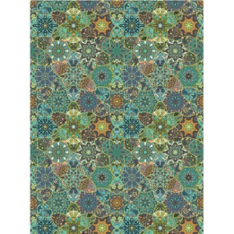 Papel De Arroz ETHNIC ESTRELLAS TURQUESA