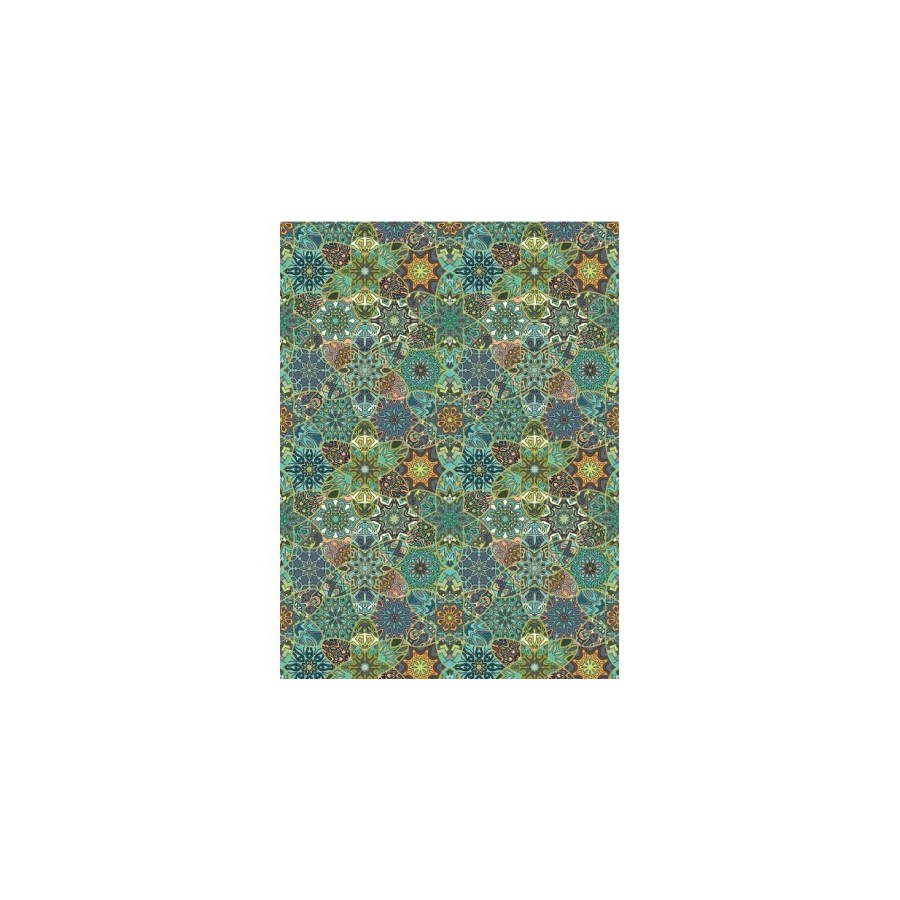 Papel De Arroz ETHNIC ESTRELLAS TURQUESA Papel De Arroz ETHNIC ESTRELLAS TURQUESA
