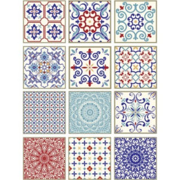 Papel De Arroz 713 TILES BALDOSAS MIX.