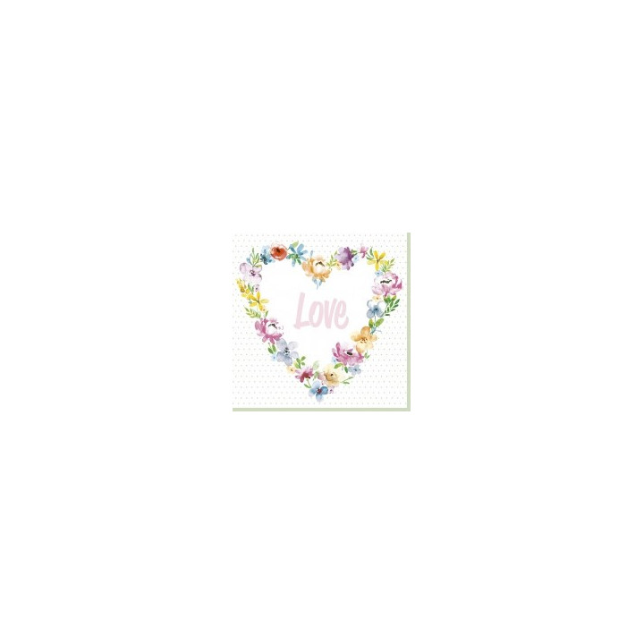 Servilletas 33x33 cm - Blossom Love