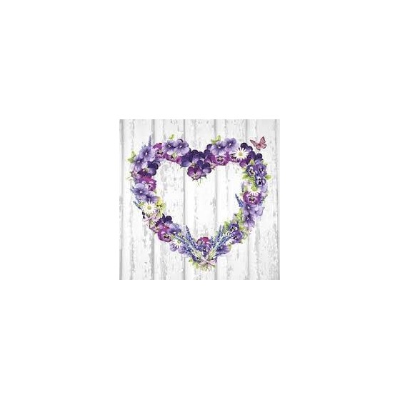 Servilletas 33x33 cm - Purple Heart
