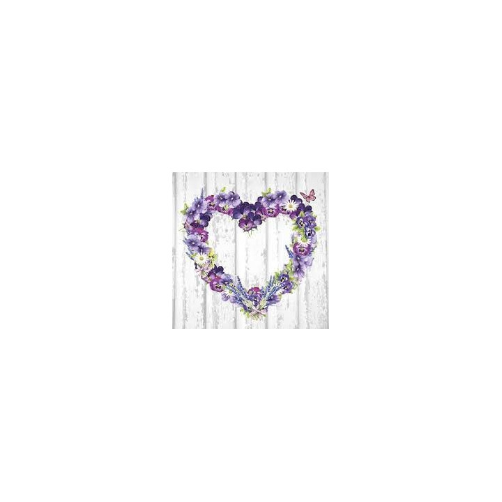 Servilletas 33x33 cm - Purple Heart
