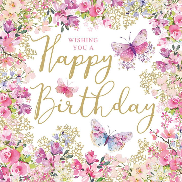 Servilletas 33x33 cm - Happy Birthday Wishes 33x33 cm