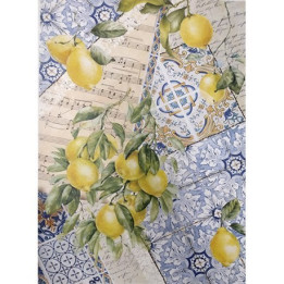 Papel De Arroz COLLAGE LIMONES GRANDES