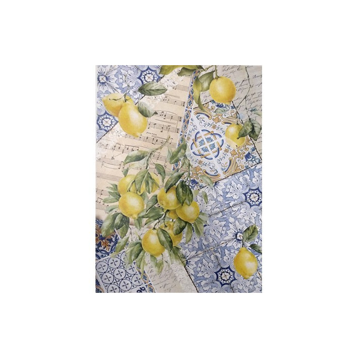 Papel De Arroz COLLAGE LIMONES GRANDES