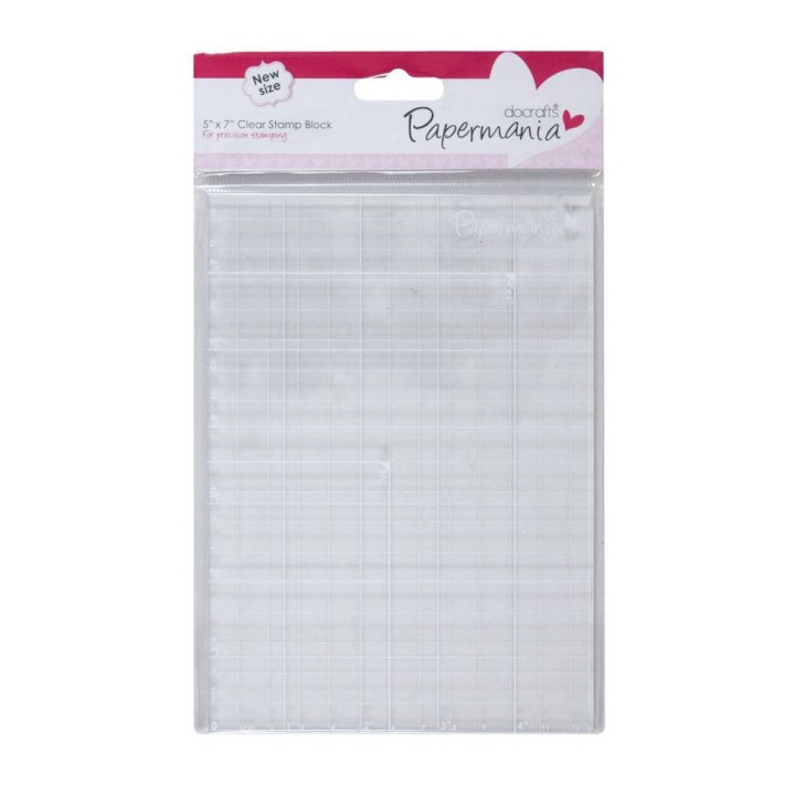 Papermania Clear Stamp Block 12,7 x 17,8 cm G