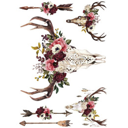 Re-Design with Prima Beautifully Native 24x34 Inch Decor Transfers ...