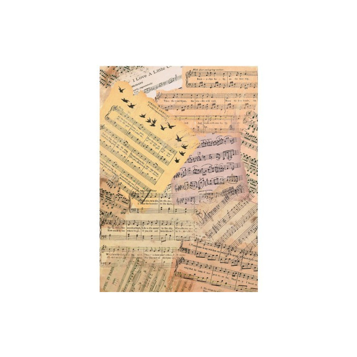Papel de arroz partituras