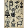 Papel de arroz vintage desing
