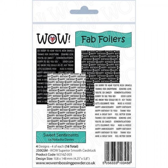 Wow Fab Foilers - Sweet...